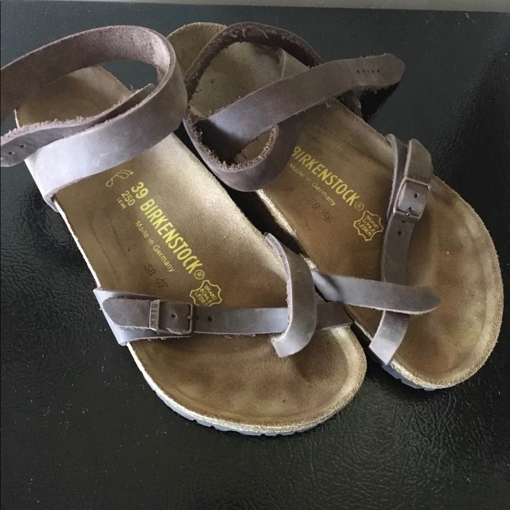 Birkenstock Yara authentic leather strap sandals